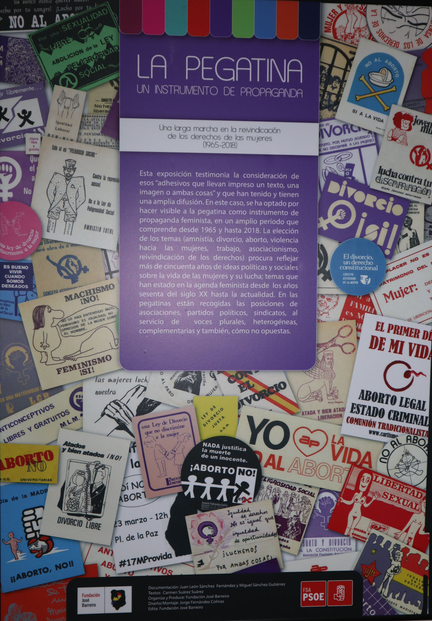 Lee más sobre el artículo Exposición «La Pegatina: Un instrumento de propaganda feminista»